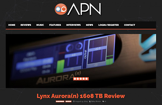 [bild] Aurora(n) 1608 TB-test i Audio Producer´s News (öppnas i nytt fönster)