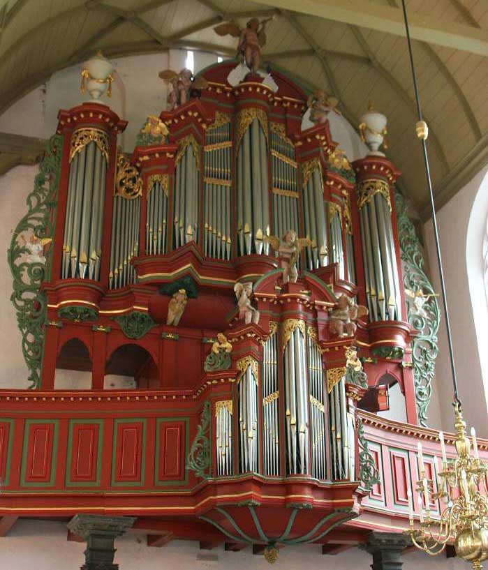 [bild] Bosch/F C Schnitger-orgeln i Vollenhove, fasaden